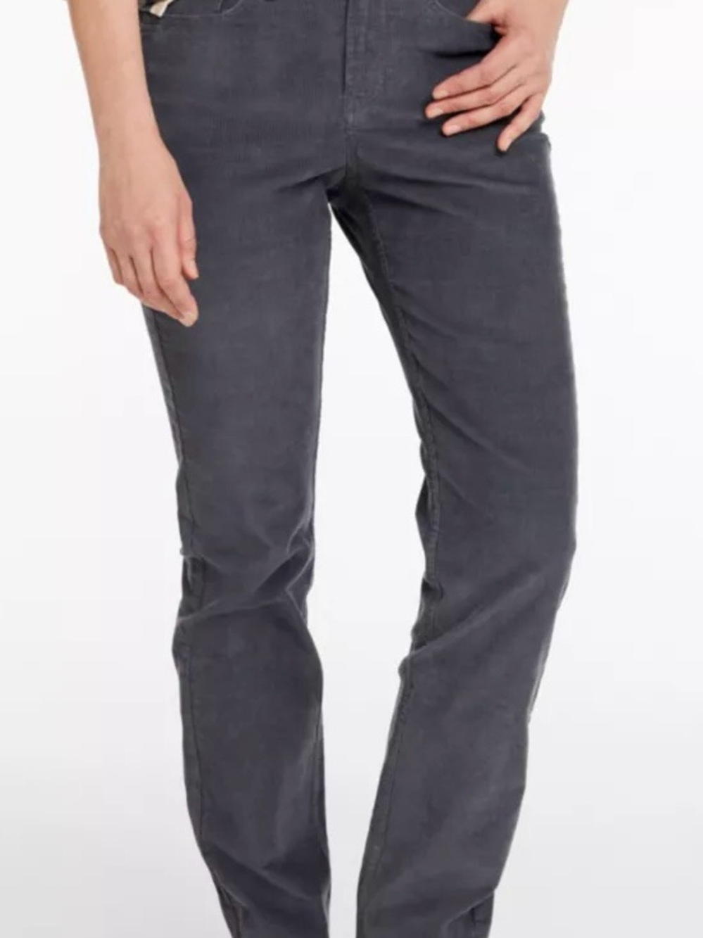 Women’s Gray Straight-Leg Jeans